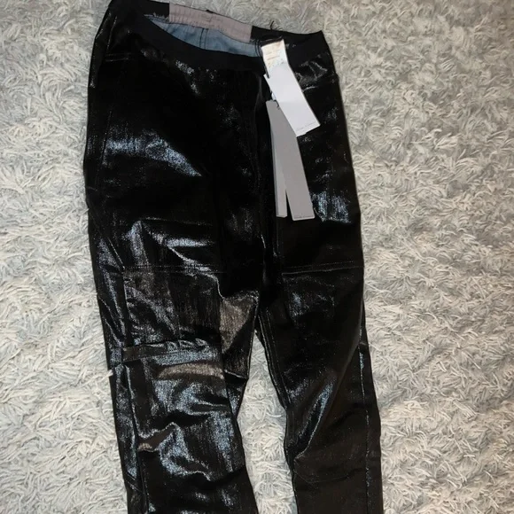 Rick Owens size38FR black leather leggings NWT - Picture 2 of 3